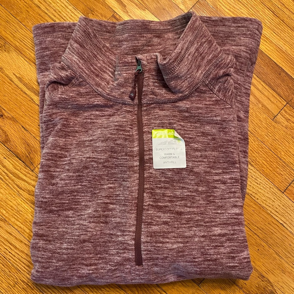 Women’s 1/4 zip Eddie Bauer fleece 1X